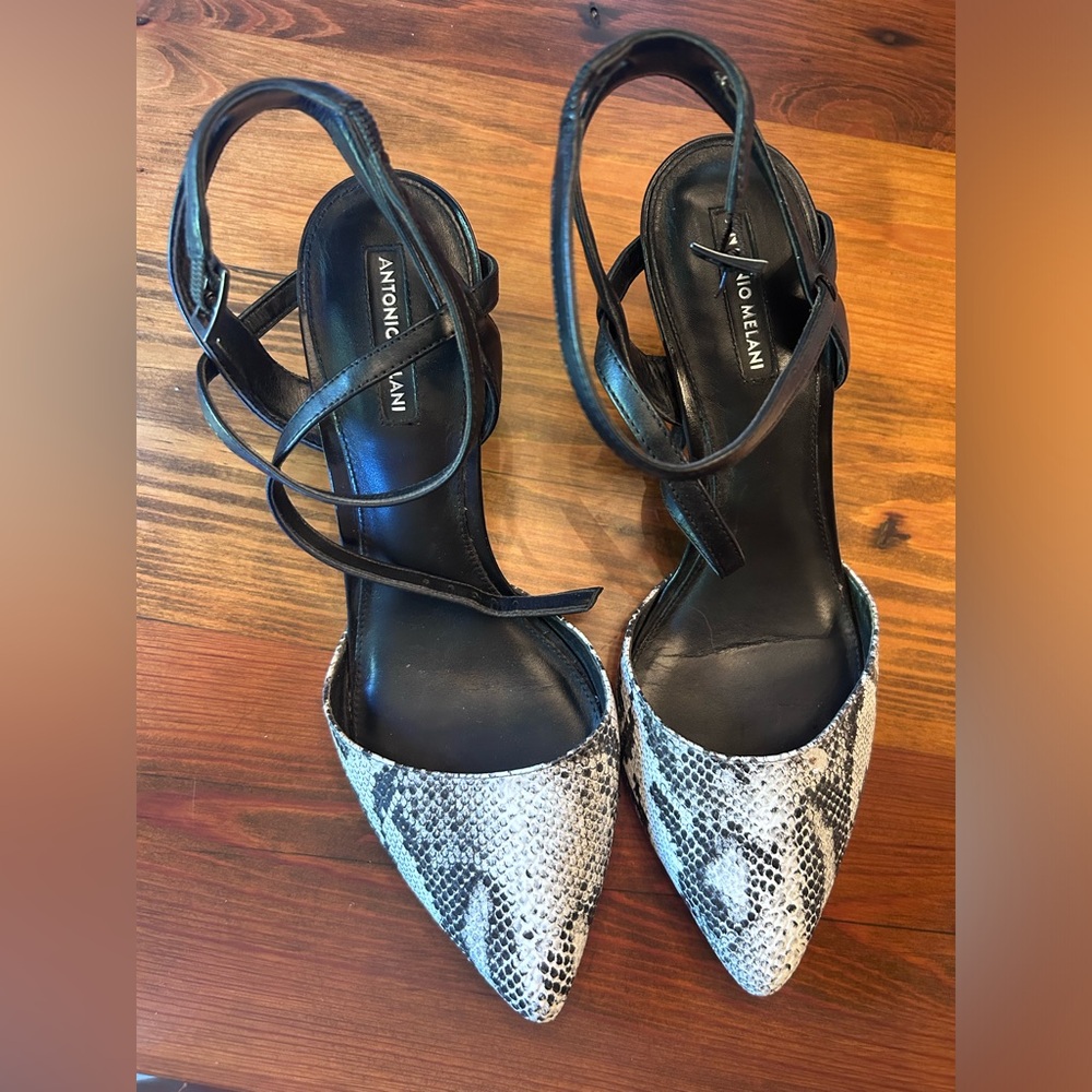 Snakeskin heels